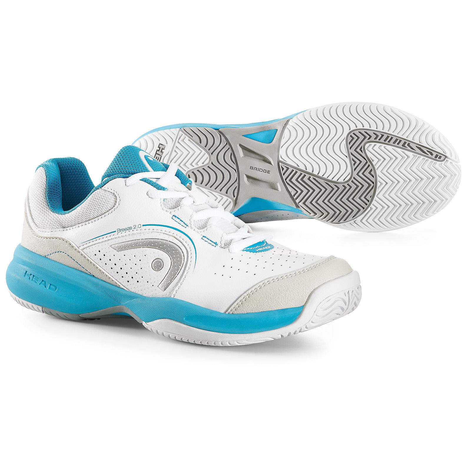 Head Womens Breeze 2.0 Tennis Shoes White/Aqua